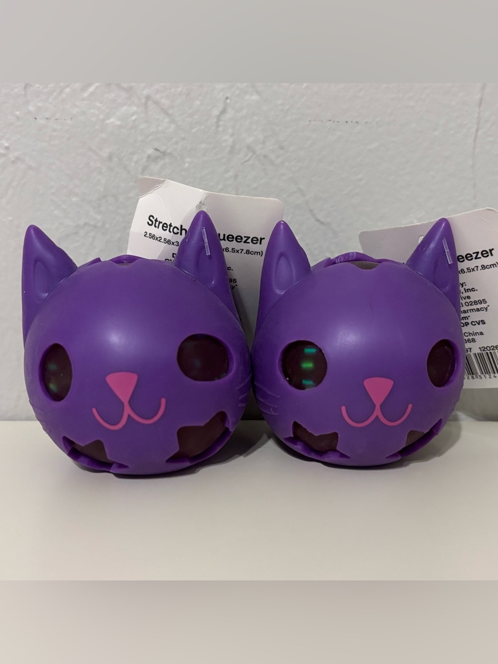 Joyward Purple Cat Stretchy Squisher Halloween x2